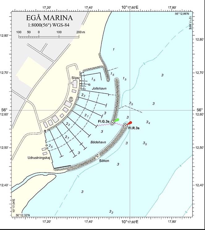 Egå Marina, havneplan
