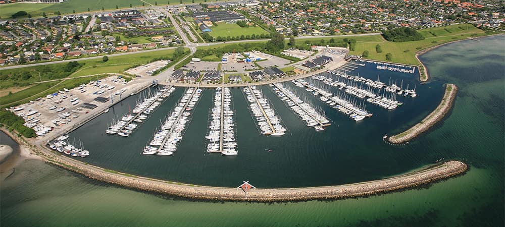 Egå Marina, lystbådehavn nær Århus