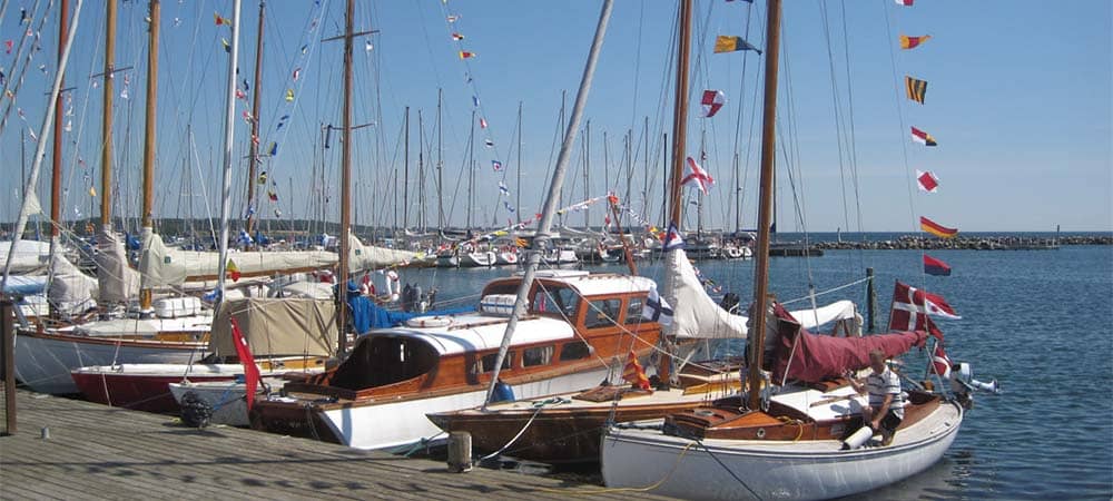Lystbåde i Kerteminde Havn og Marina