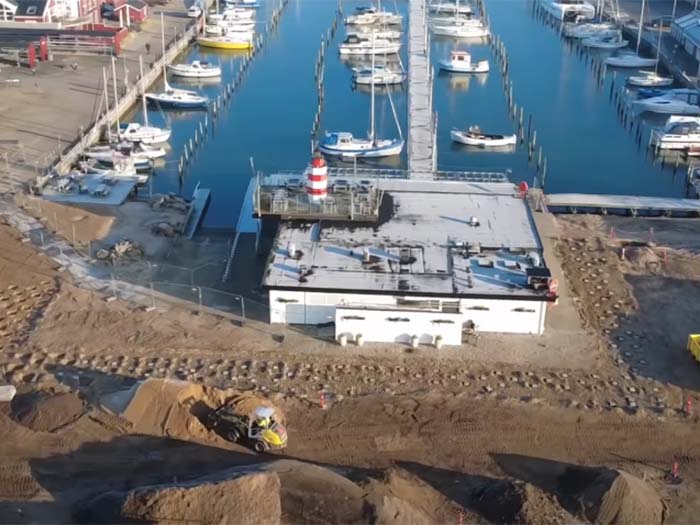 Nyt Havnetorv under etablering i Juelsminde Havn og Marina