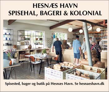 Bageri, spisested og kolonial på Hesnæs Havn