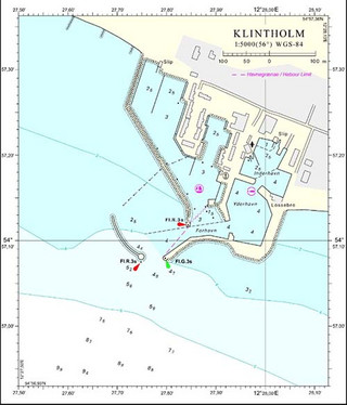 Klintholm Havn, plan over havnen
