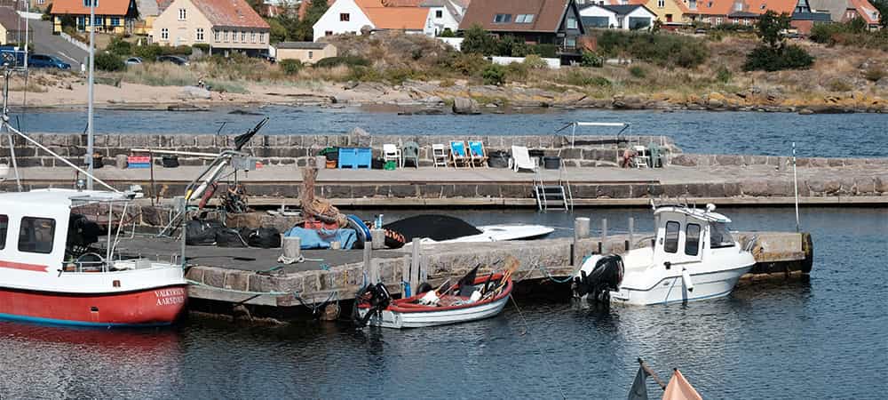 Fiskefartøjer på Aarsdale Havn