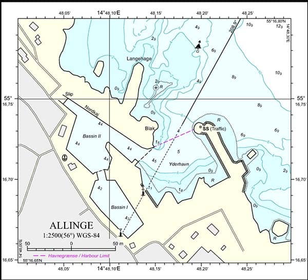 Allinge Havn, havneplan