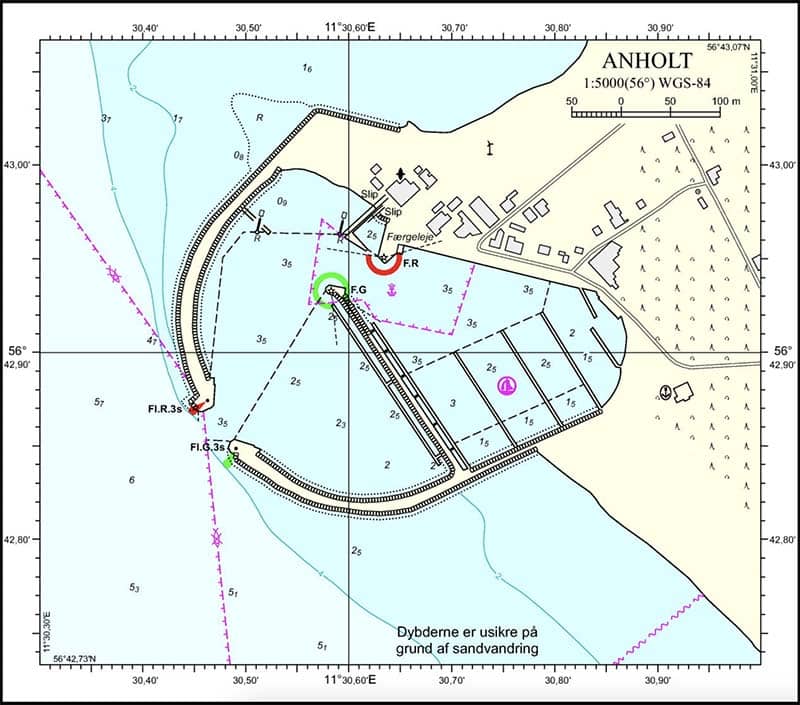 Anholt Havn, havneplan