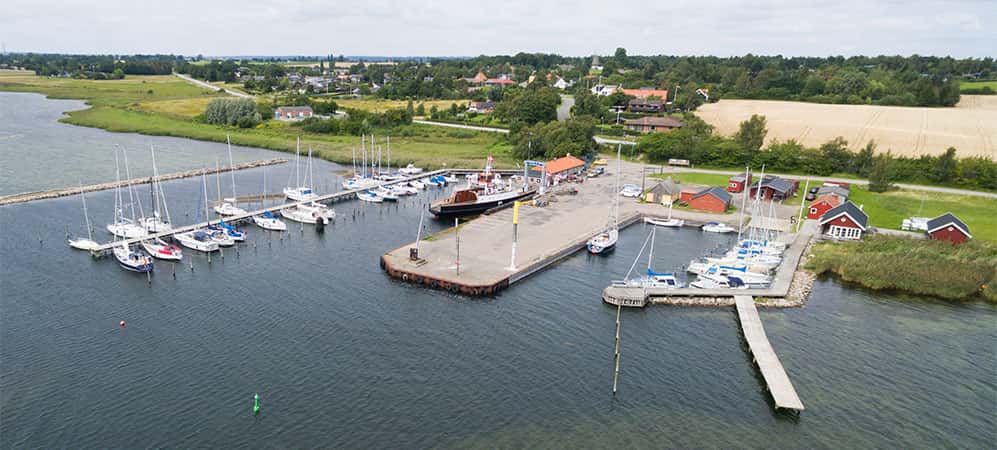 Bogø Havn, luftfoto