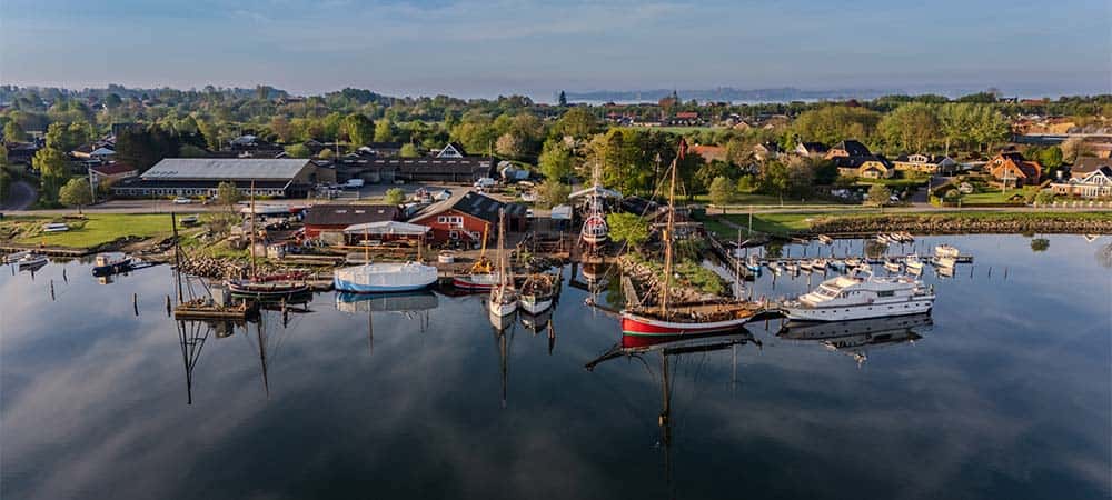 Egernsund havn, skibsværftet