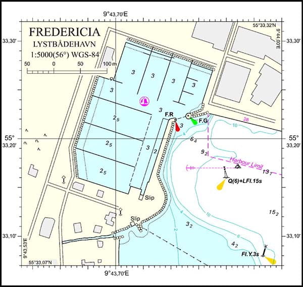 Marina Fredericia, plan
