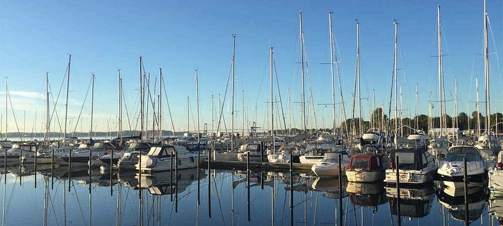 Både i Marina Fredericia