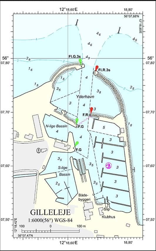 Gilleleje Havn, havneplan