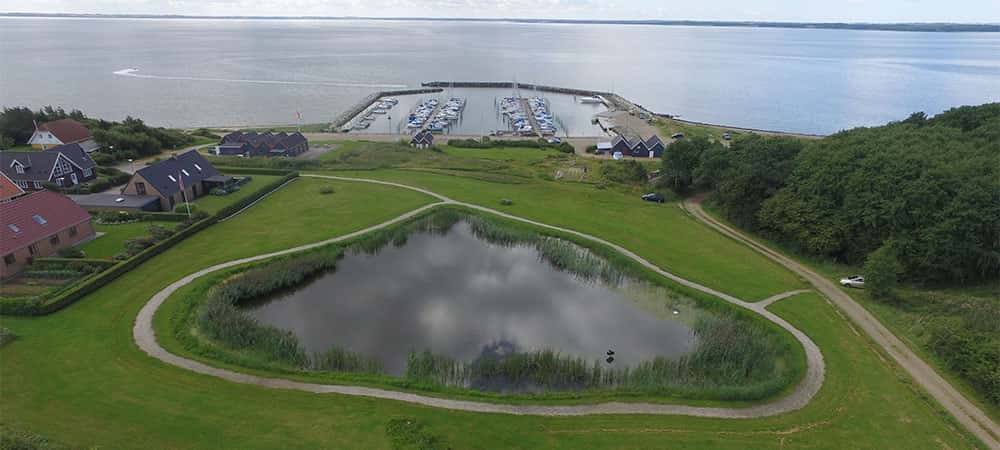 Søen bag Gyldendal Havn