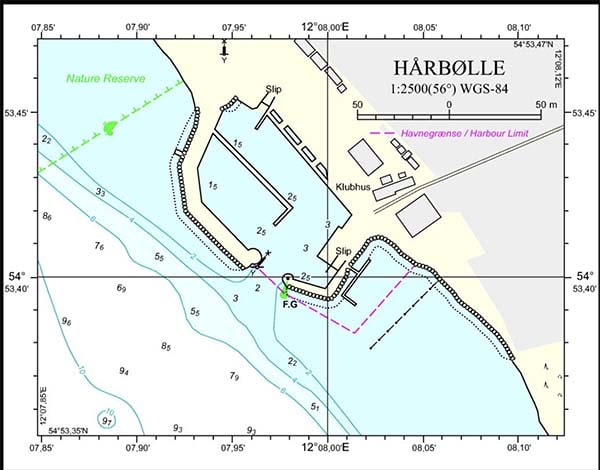 Hårbølle Havn, havneplan