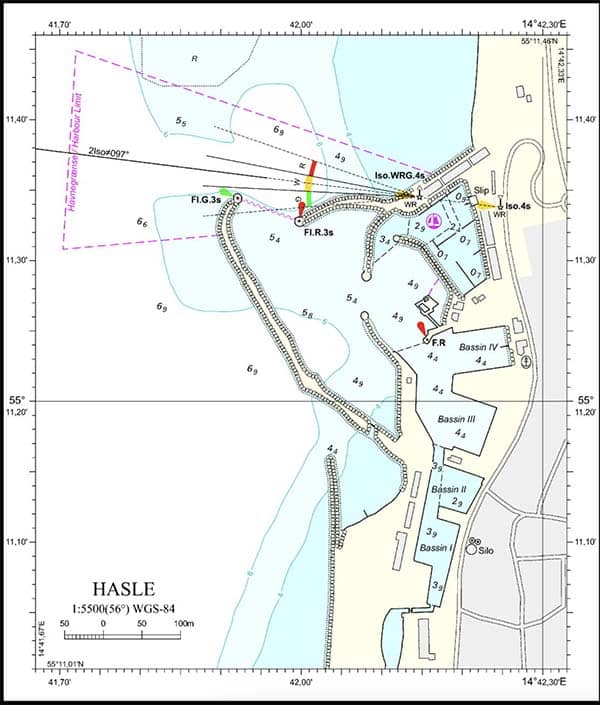 Hasle Havn, havneplan