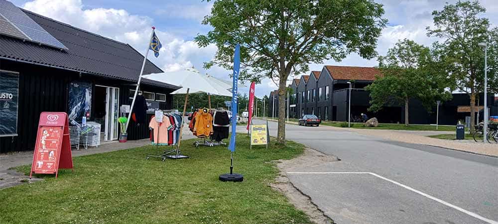 Bådudstyrsforretning på Middelfart Marina