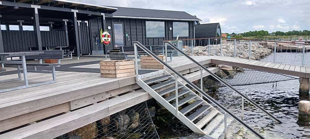 Flot, nyt havbad på Middelfart Marina