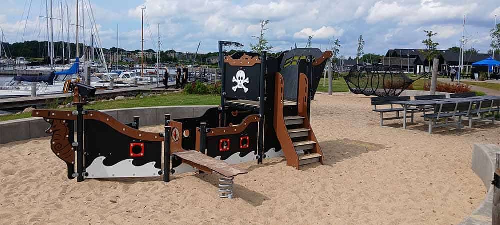 Legeplads på Middelfart Marina