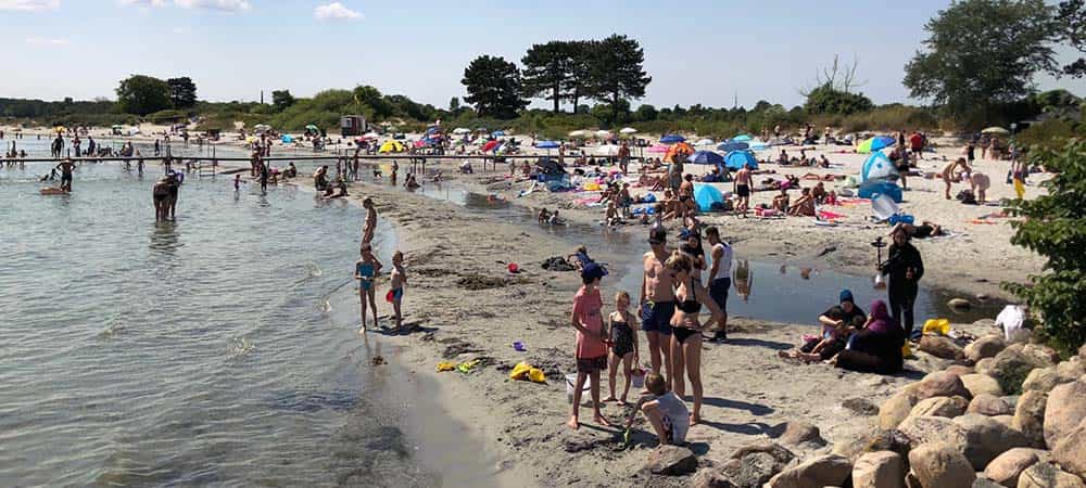 Nivå Standpark tæt ved havnen