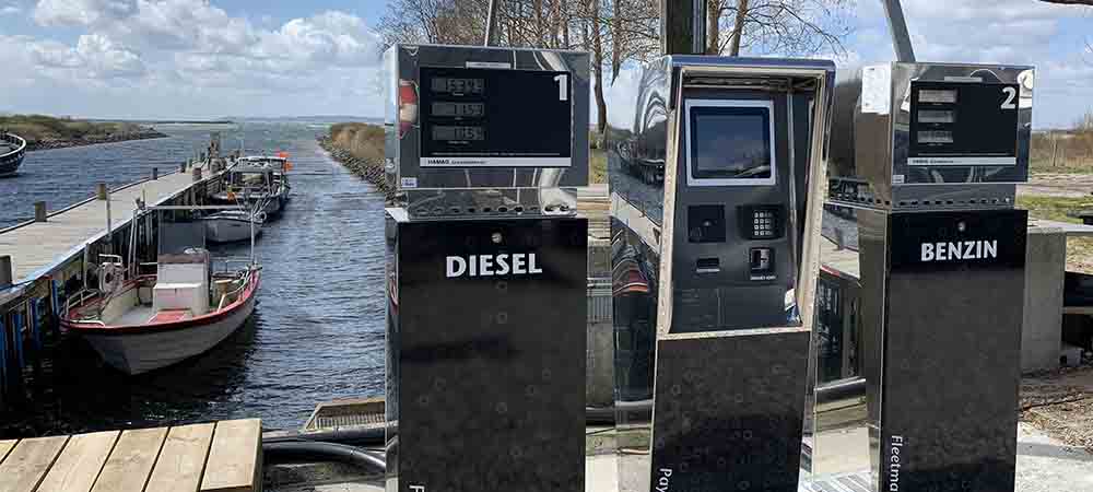 Benzin og diesel i Øer Martime Havn