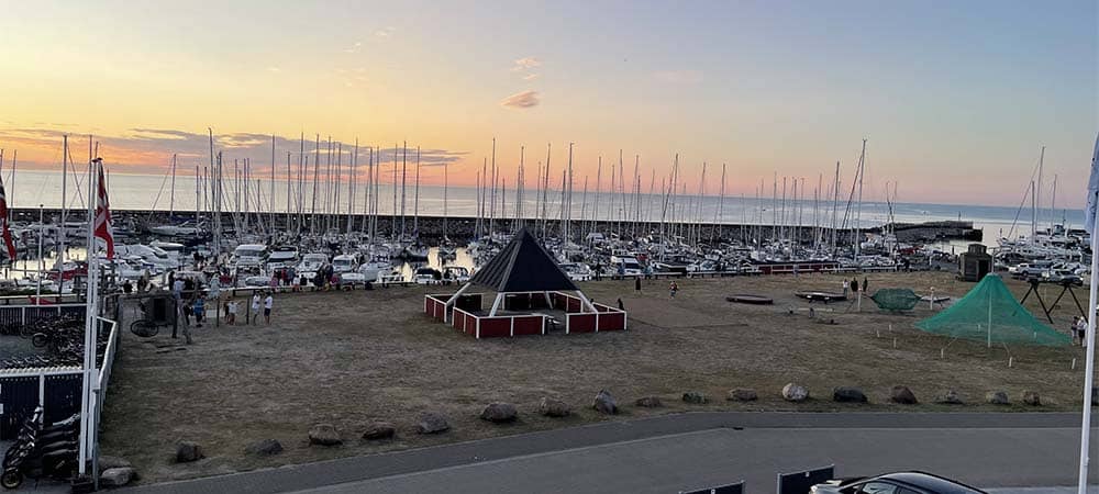 Solnedgang over Østerby Havn, Læsø