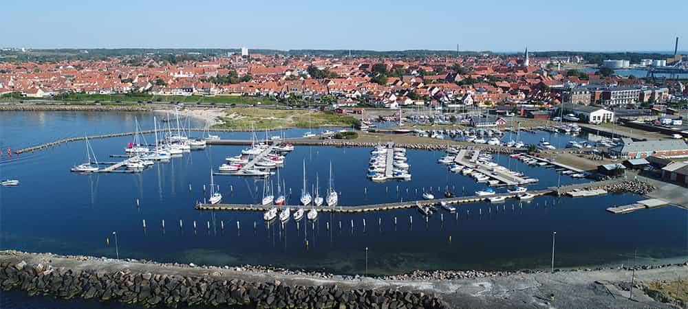 Nørrekås Havn og Lystbådehavn i Rønne