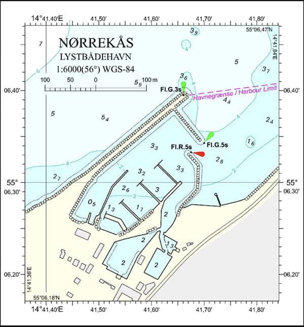 Nørrekås Lystbådehavn, havneplan