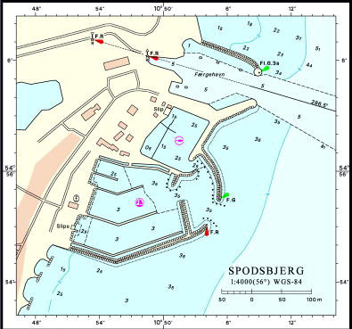 Spodsbjerg Havn, havneplan Spodsbjerg Havn, havneplan
