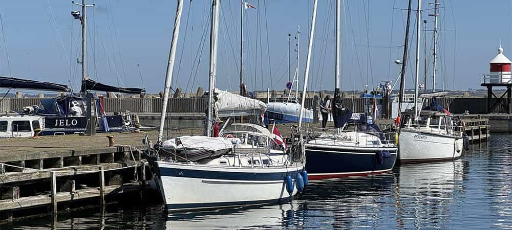 Lystbåde i Thyborøn Lystbådehavn