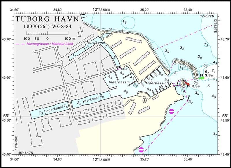 Tuborg Havn, havneplan