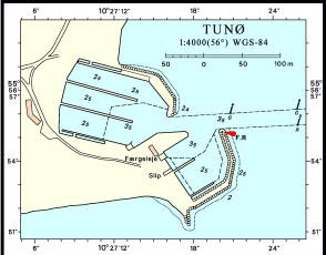 Tunø Havn, havneplan