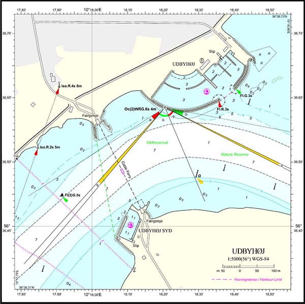 Udbyhøj Lystbådehavn, havneplan