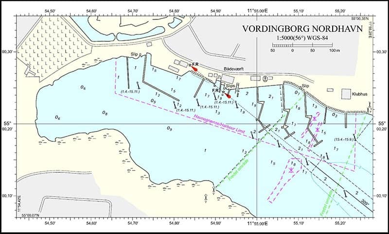 Vordingborg Nordhavn, havneplan